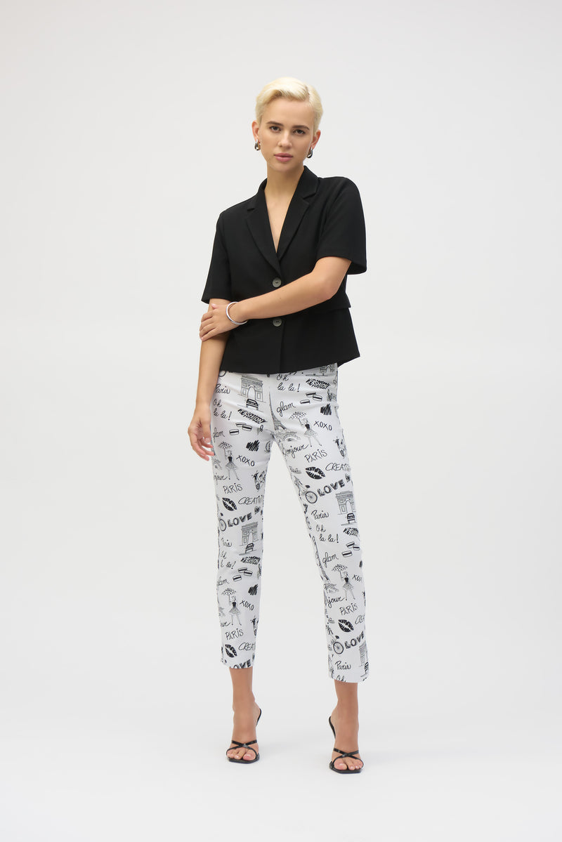 Front view 3 of Joseph Ribkoff Millennium Straight Leg Pants - Style 252233