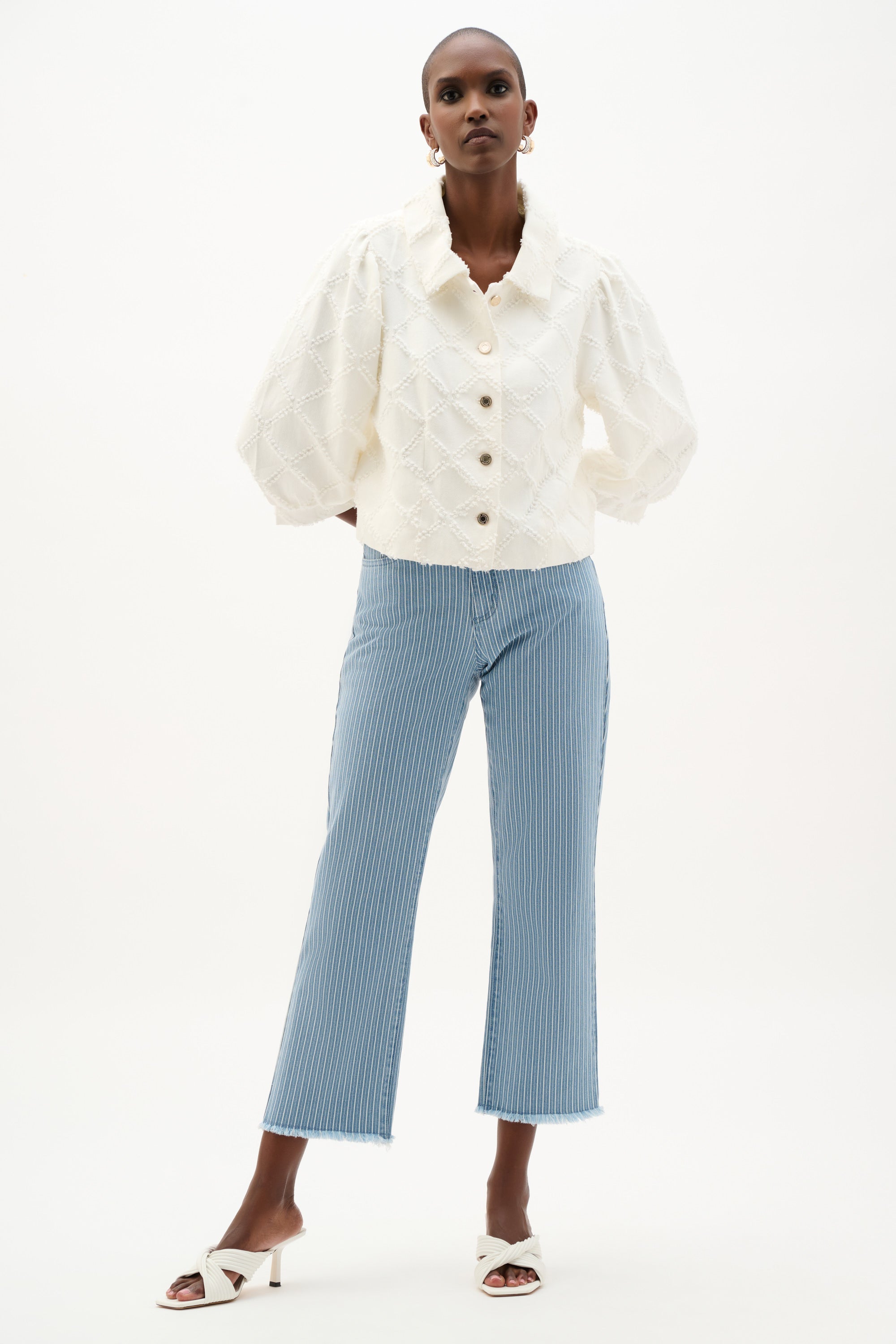 Joseph Ribkoff Puff Sleeve Jacket Top - Style 262919 – Close To