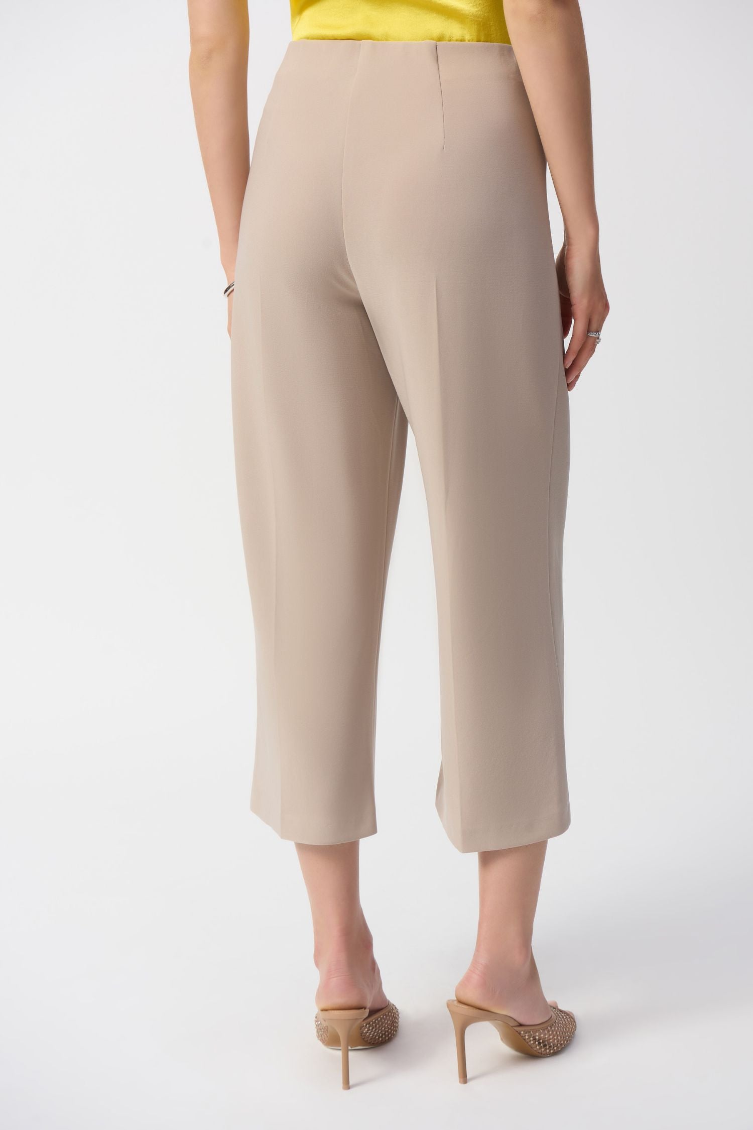Joseph Ribkoff Silky Knit Culotte Pull-On Pants - Style 251005-DN_back_view