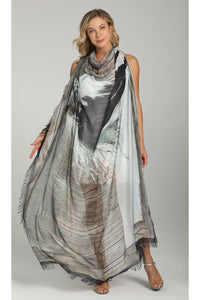 Love's Pure Light "Peace in the Beauty of Who I Am" Silk Shawl - Style D-338, fig3