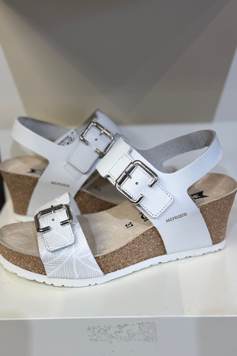 Side view of Mephisto Wedge Sandal - Style Lissandra