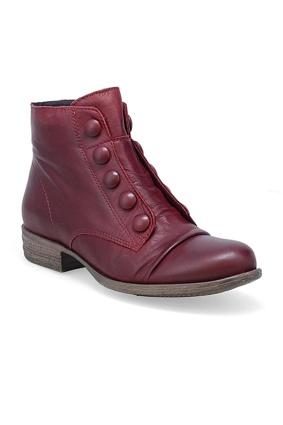Miz Mooz Antique Ankle Boot - Style Louise, bourdeaux, side2