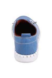 Miz Mooz Fashion Sneaker - Style Mackee, denim, back