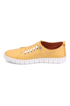 Miz Mooz Fashion Sneaker - Style Mackee, ochre, inside