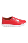 Miz Mooz Fashion Sneaker - Style Mackee, side, red