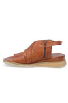 Inside view of Miz Mooz Sandal - Style Conor in brandy