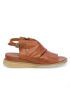 Outside view of Miz Mooz Sandal - Style Conor in brandy
