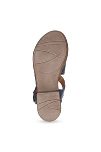 Bottom view of Miz Mooz Sandal - Style Dovey in denim