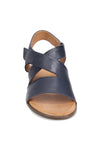 Front view of Miz Mooz Sandal - Style Dovey in denim
