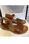 Side pair view of Miz Mooz Sandal - Style Mave in brandy