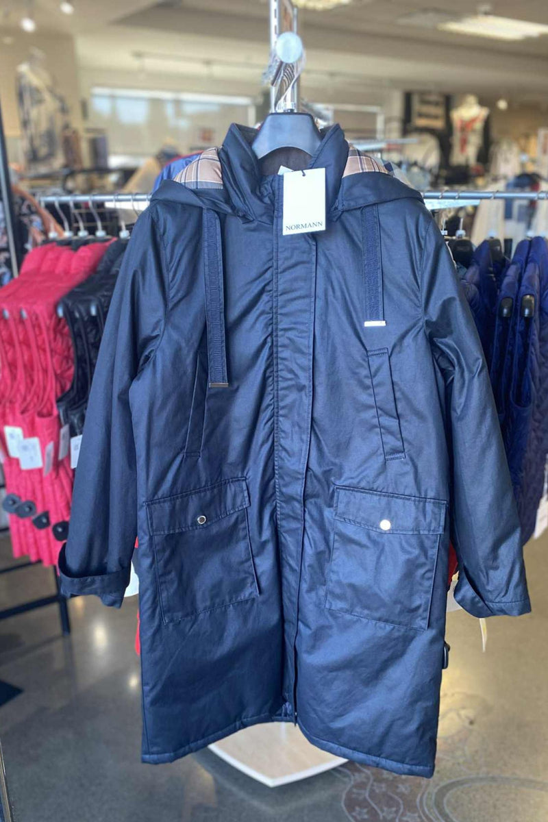 Normann Coat - Style 4309-4440 in navy, front view