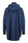 Back view of navy Normann Rain Jacket - Style 1094
