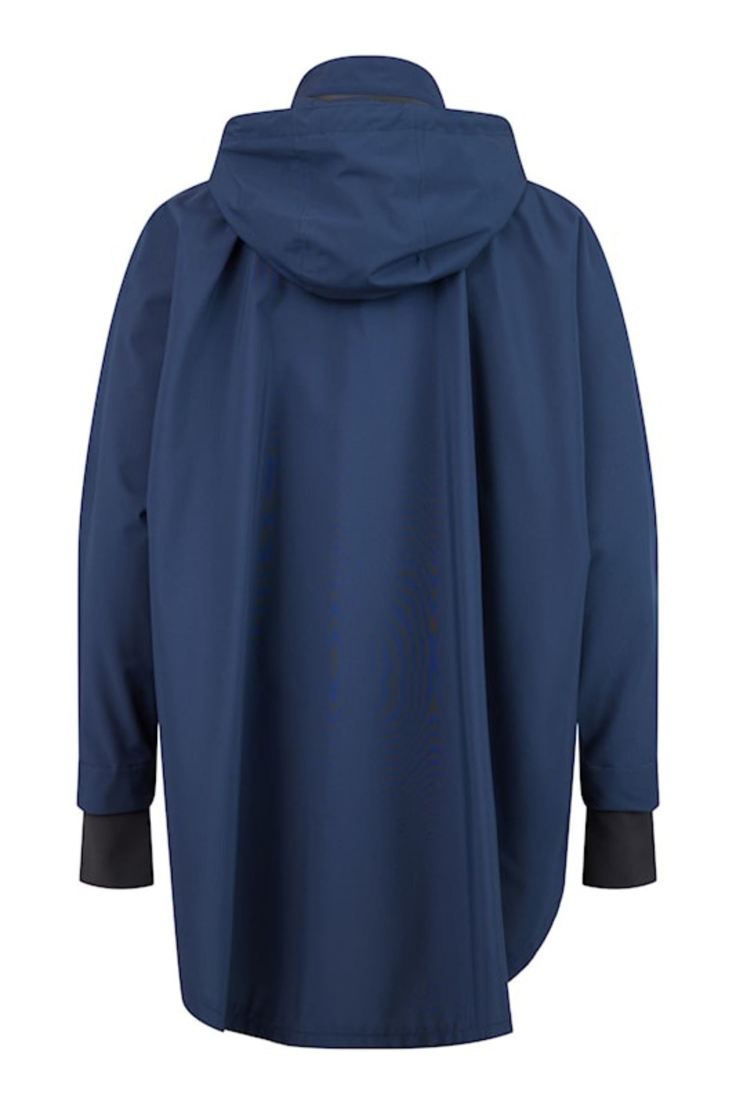 Back view of navy Normann Rain Jacket - Style 1094