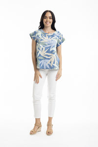 Front view2 of Orientique Fitzroy Top - Style 22983