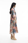 Side view of Orientique Luzon Dress - Style 71509
