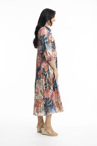 Side view of Orientique Luzon Dress - Style 71509
