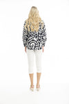 Back view of Orientique Poplin Blouse - Style 42123