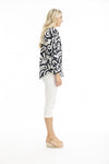 Side view of Orientique Poplin Blouse - Style 42123