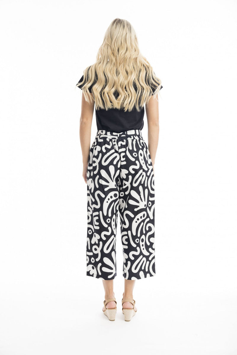 Back view of Orientique Poplin Pant - Style 4634