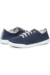 Vionic Canvas Lace-Up Sneaker - Style Pismo NAV, pair
