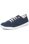 Vionic Canvas Lace-Up Sneaker - Style Pismo NAV, side4