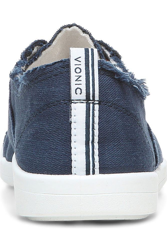 Vionic Canvas Lace-Up Sneaker - Style Pismo NAV, back