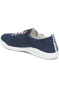 Vionic Canvas Lace-Up Sneaker - Style Pismo NAV, side5