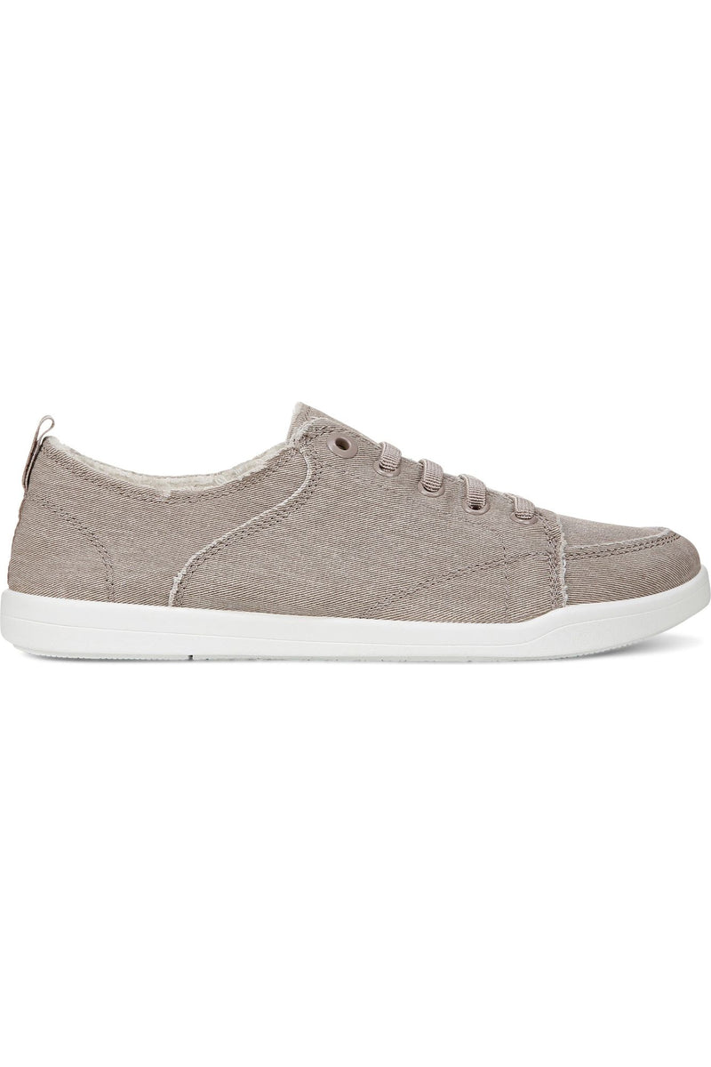 Vionic Canvas Laced Denim Sneaker - Style Pismo CNVS, beige denim, side2