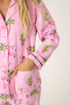 PJ Salvage PJ Set - Style RPFLPJ, "Let's Jingle & Flamingle", pocket