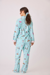 PJ Salvage PJ Set - Style RPFLPJ, mint, Spaw Day, back