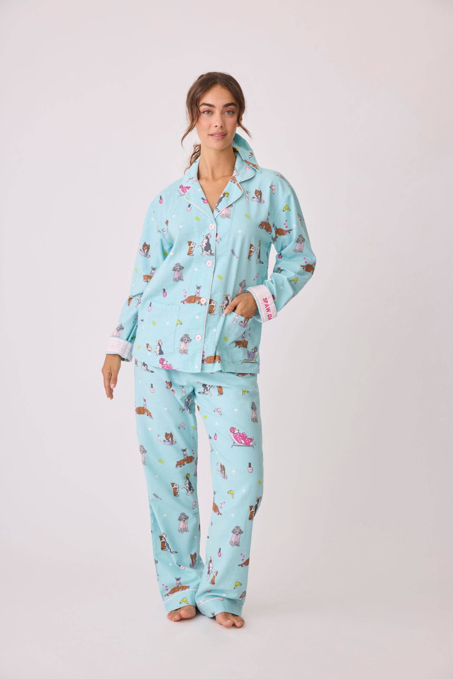 PJ Salvage PJ Set - Style RPFLPJ, mint, front