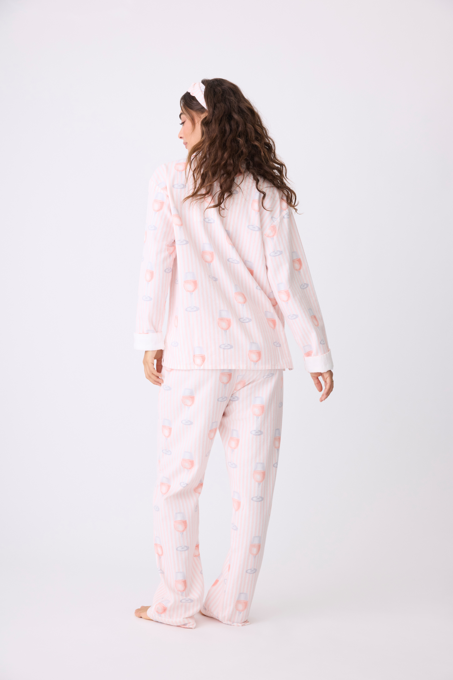 PJ Salvage PJ Set - Style RPFLPJ, pink mist, rose all day, back