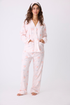 PJ Salvage PJ Set - Style RPFLPJ, pink mist, rose all day, front