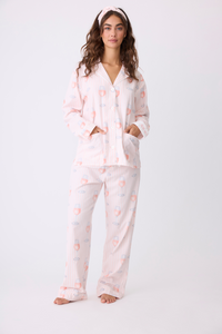 PJ Salvage PJ Set - Style RPFLPJ, pink mist, rose all day, front