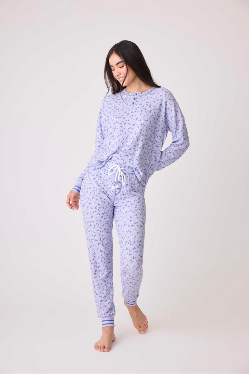 PJ Salvage Peace & Love PJ Set - Style RPPLLS2/RPPLP2, front