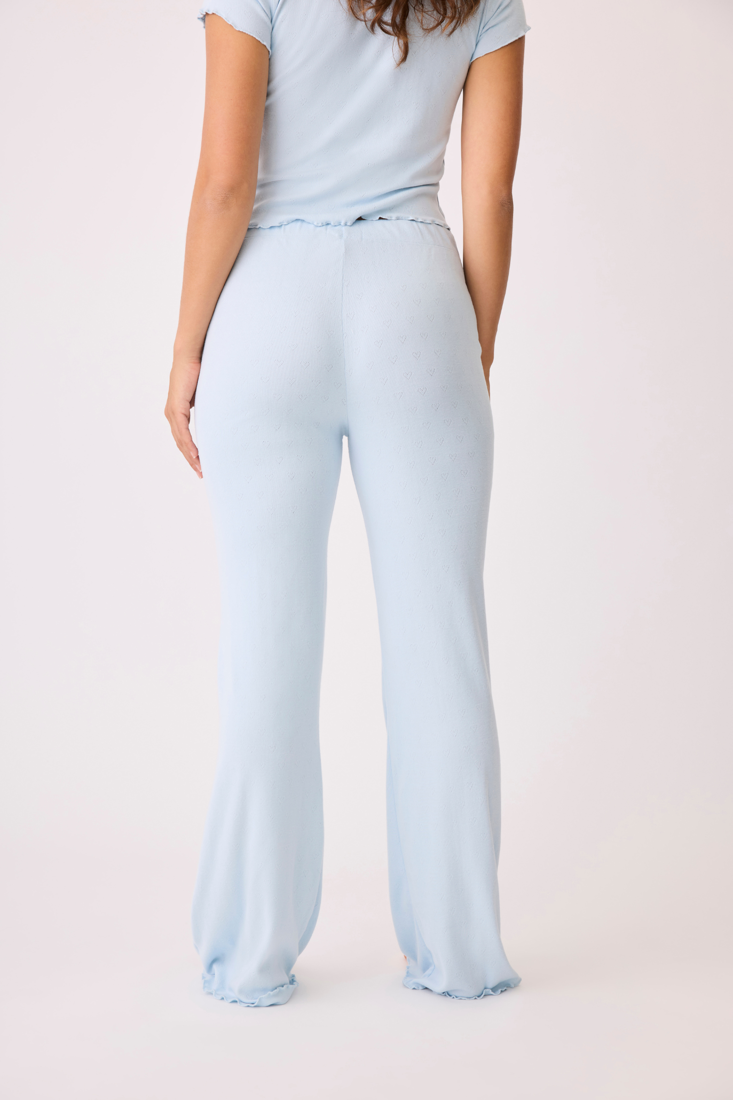 PJ Savage Pointelle Hearts Pajama Lounge Pant - Style RPPHP, back2