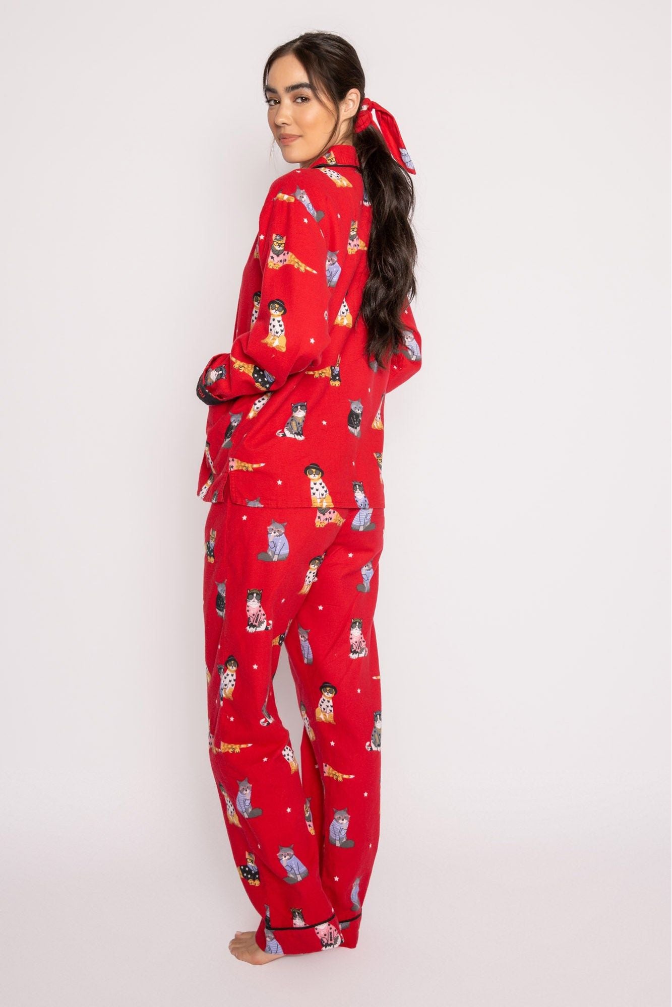 PJ Salvage Flannel PJ Set Style RKFLPJ Multiple Prints peri XS