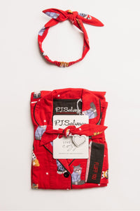 PJ Salvage PJ Set - Style RKFLPJ, folded set, red