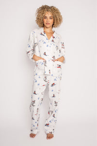 PJ Salvage PJ Set - Style RKFLPJ, front, ivory