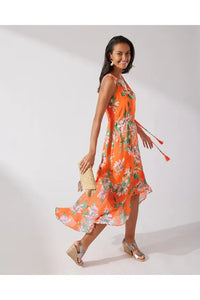 Tommy Bahama Joyful Blooms Maxi Dress - Style SW621777, side