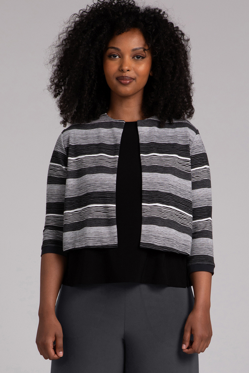 Sympli Classic Bolero Cardigan - Style WSS25156-2, front
