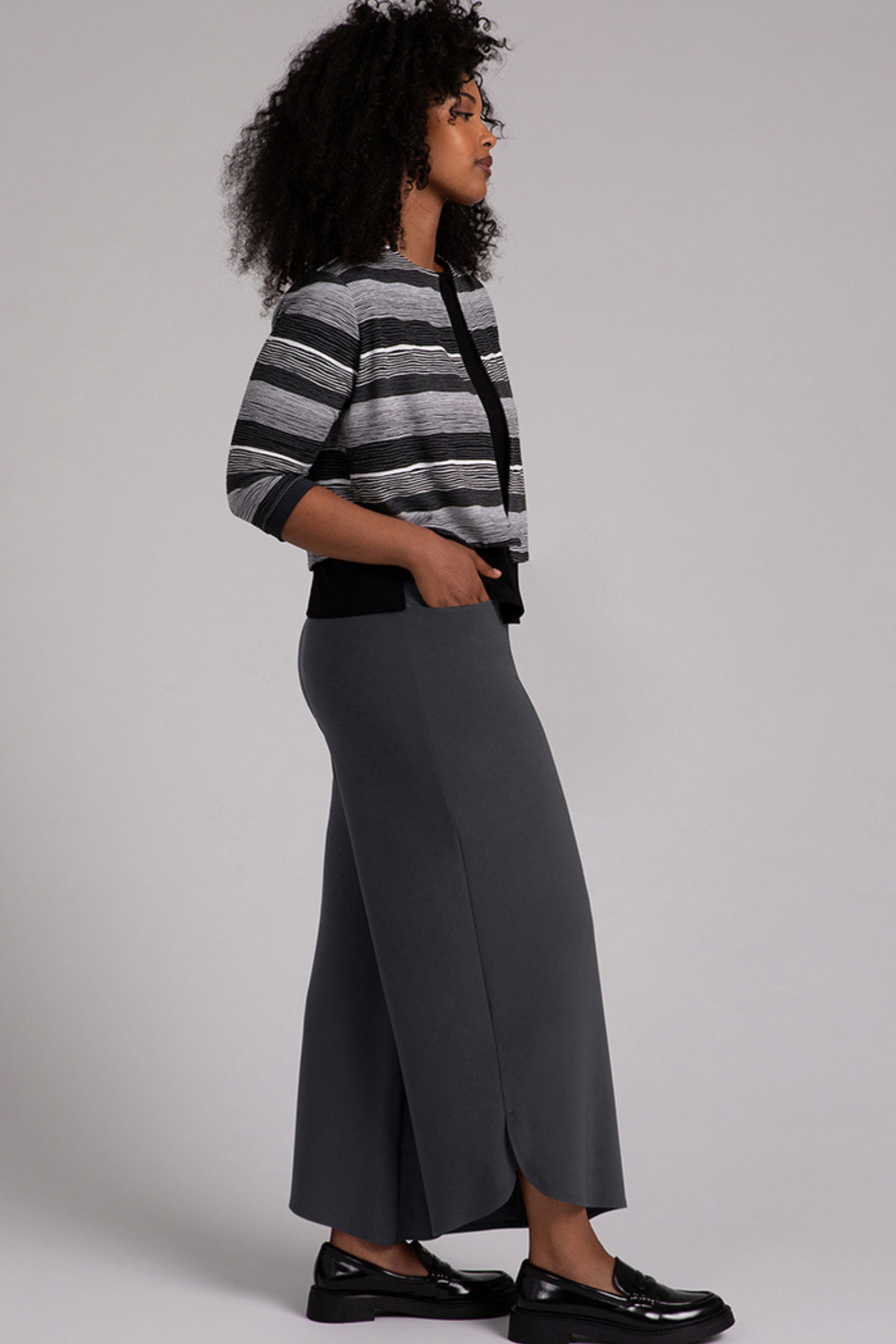 Sympli Classic Bolero Cardigan - Style WSS25156-2, side