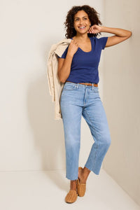 Front view2 of Tommy Bahama High Rise Straight Leg Crop - Style SW121118