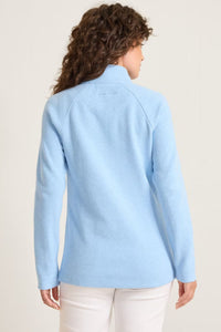 Back view of Tommy Bahama New Aruba Full-Zip Jacket - Style SW222044 in chambray blue
