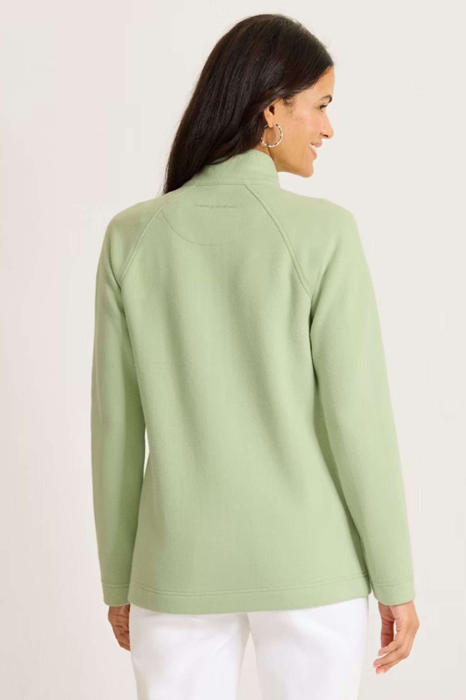 Back view of Tommy Bahama New Aruba Full-Zip Jacket - Style SW222044 in extra light margarita