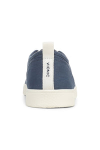 Back view of Vionic Cobalt Slip-On Sneaker in denim