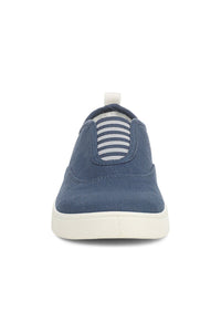 Front view of Vionic Cobalt Slip-On Sneaker in denim