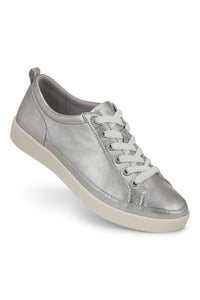 Vionic Essence Lace-Up Fashion Sneaker - Style WINNY in silver
