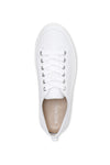 Top view of Vionic Essence Lace-Up Fashion Sneaker - Style WINNY in white