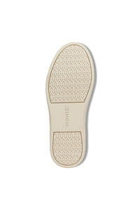 Bottom view of Vionic Essence Lace-Up Fashion Sneaker - Style Winny in desert sand multi